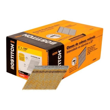 Dewalt Collated Framing Nail, 3 in L, Round Head, 28 Degrees S10DRGAL-FH